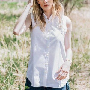 Tradlands Highland Button Up Shell Sleeveless